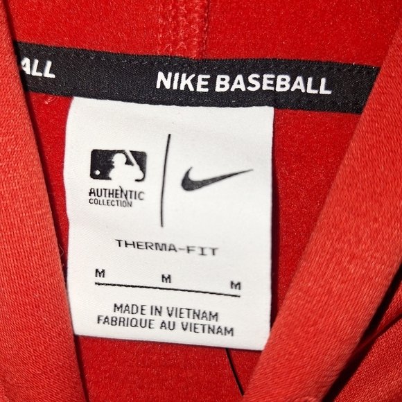 Nike Official MLB St. Louis Cardinals Red and Navy Hoodie In A Size Medium. NWT - Picture 2 of 10